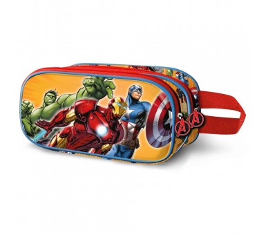 Portatodo 3D Attack Los Vengadores Avengers Marvel doble