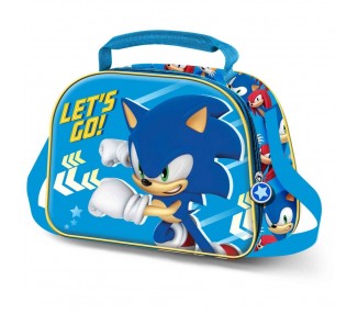 Bolsa portameriendas 3D Go Sonic The Hedgehog
