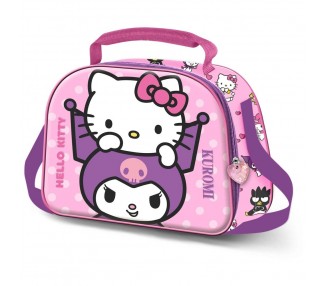 Bolsa Portameriendas 3D Playful Hello Kitty