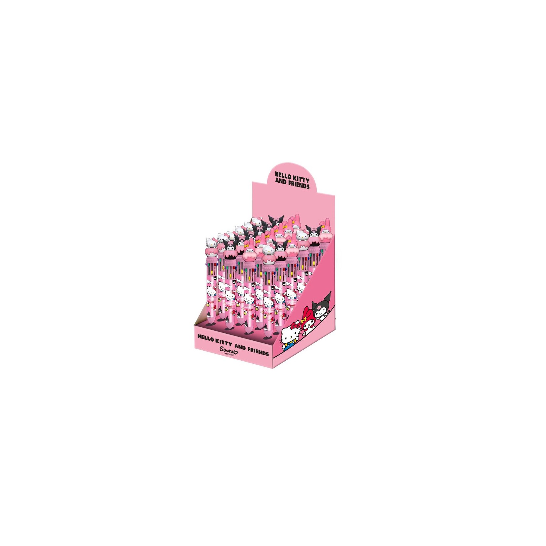 Boligrafo 10 colores Hello Kitty surtido