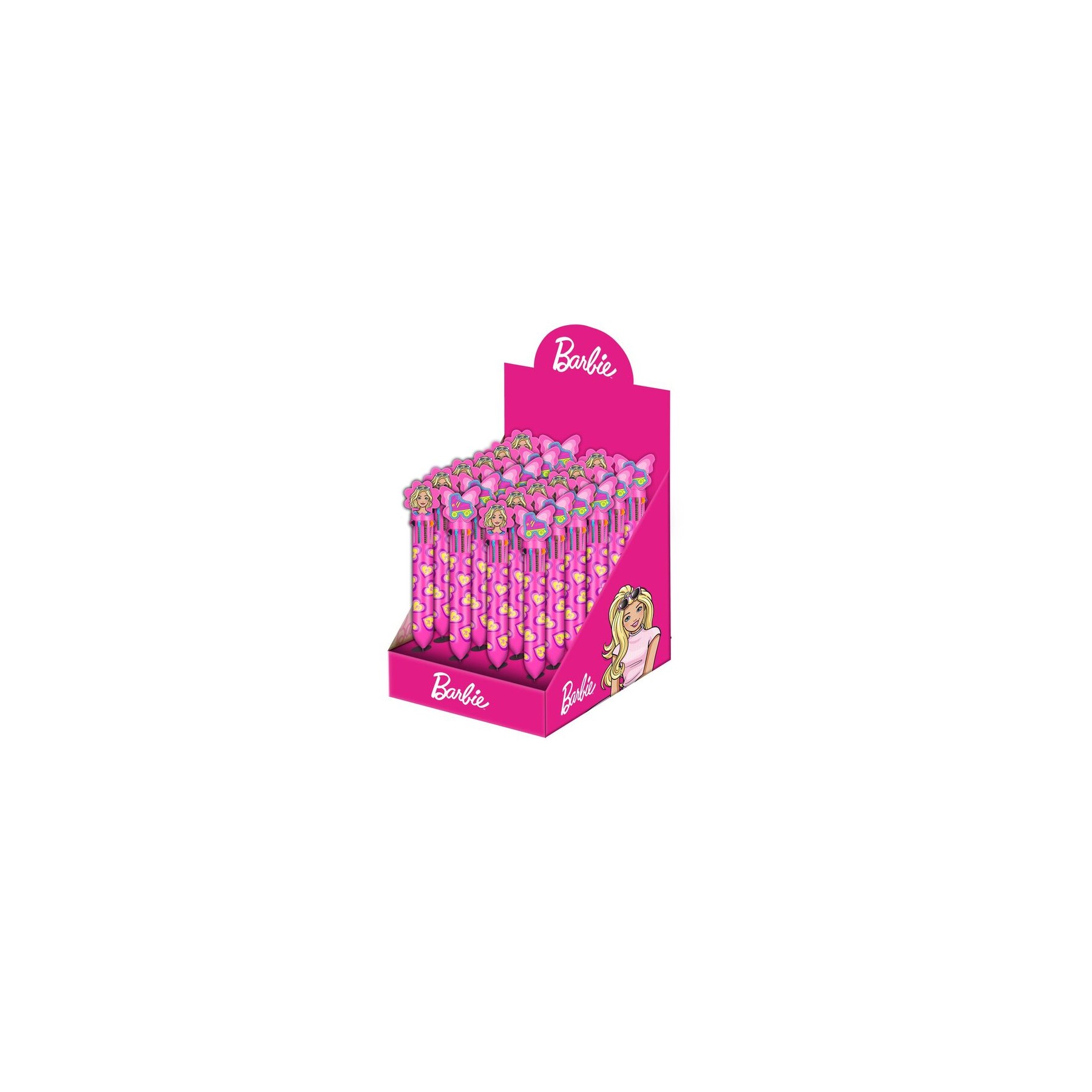 Boligrafo 10 colores Barbie surtido