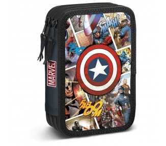 Plumier Comic Capitan America Marvel triple