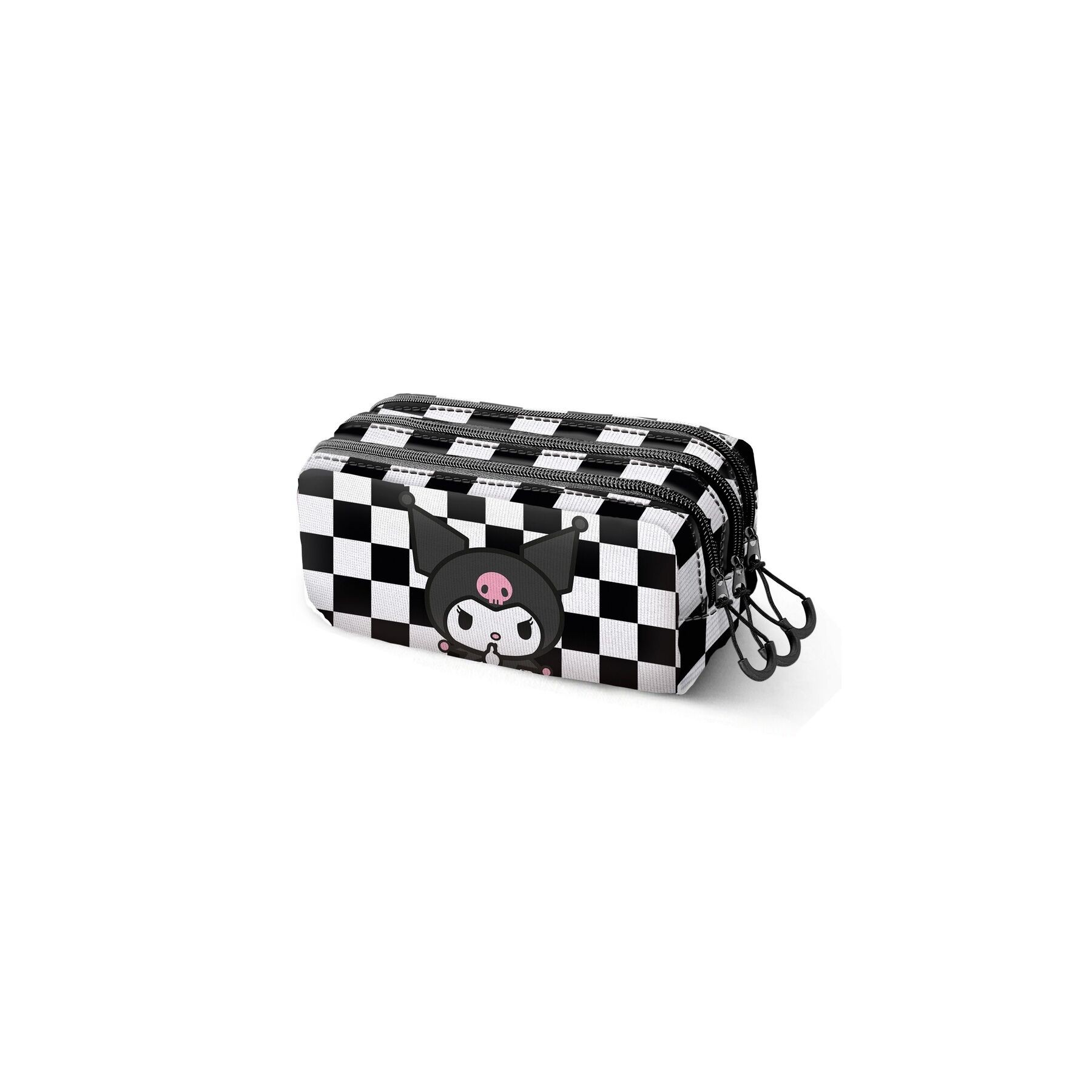 Portatodo Kuromi Hello Kitty triple