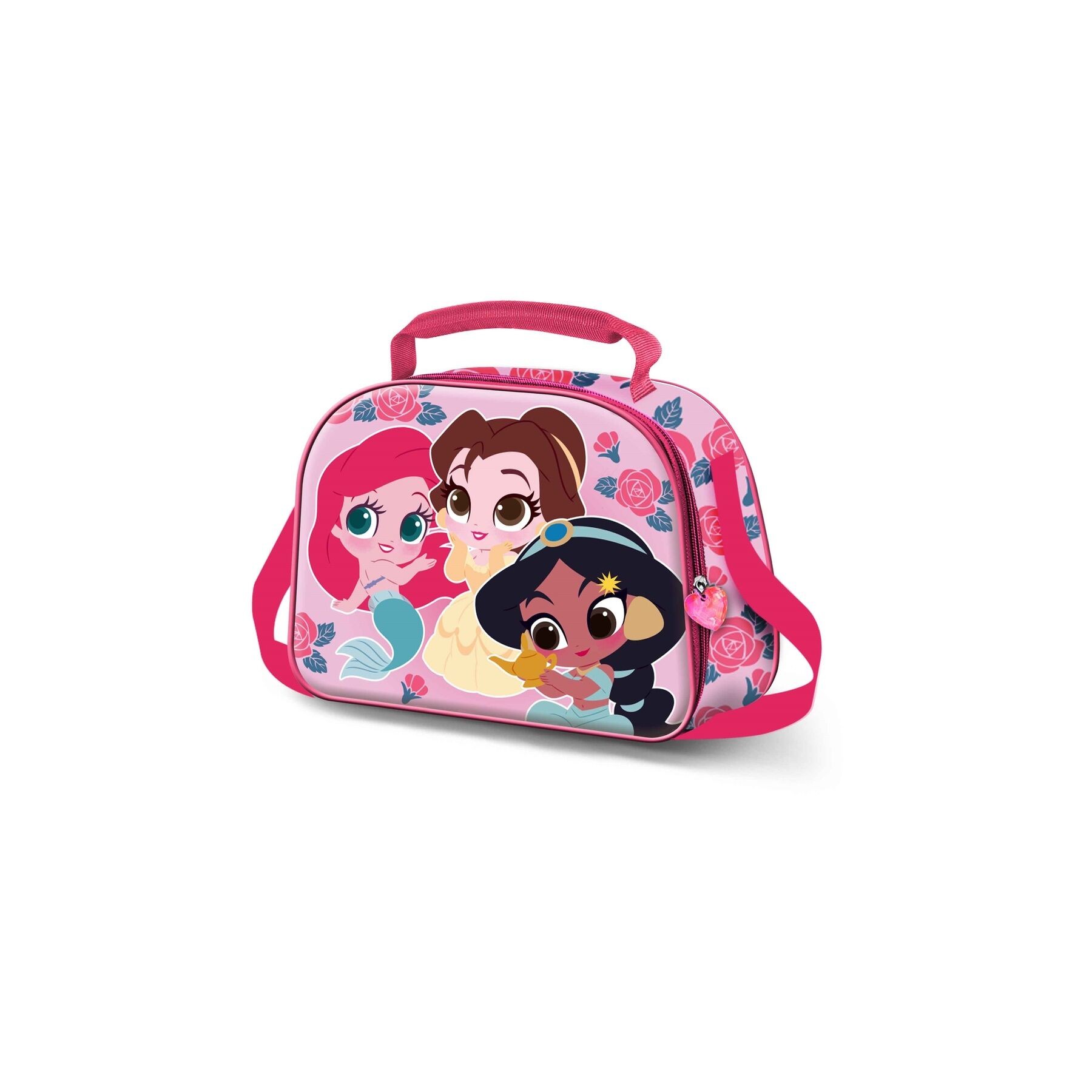 Bolsa portameriendas 3D Flowers Princesas Disney