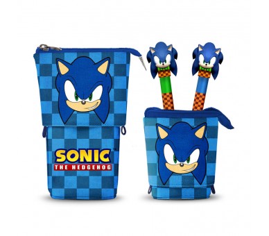 Portatodo + lapiz + boligrafo Sonic the Hedgehog