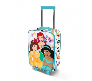 Maleta trolley 3D Flowers Princesas Disney 52cm
