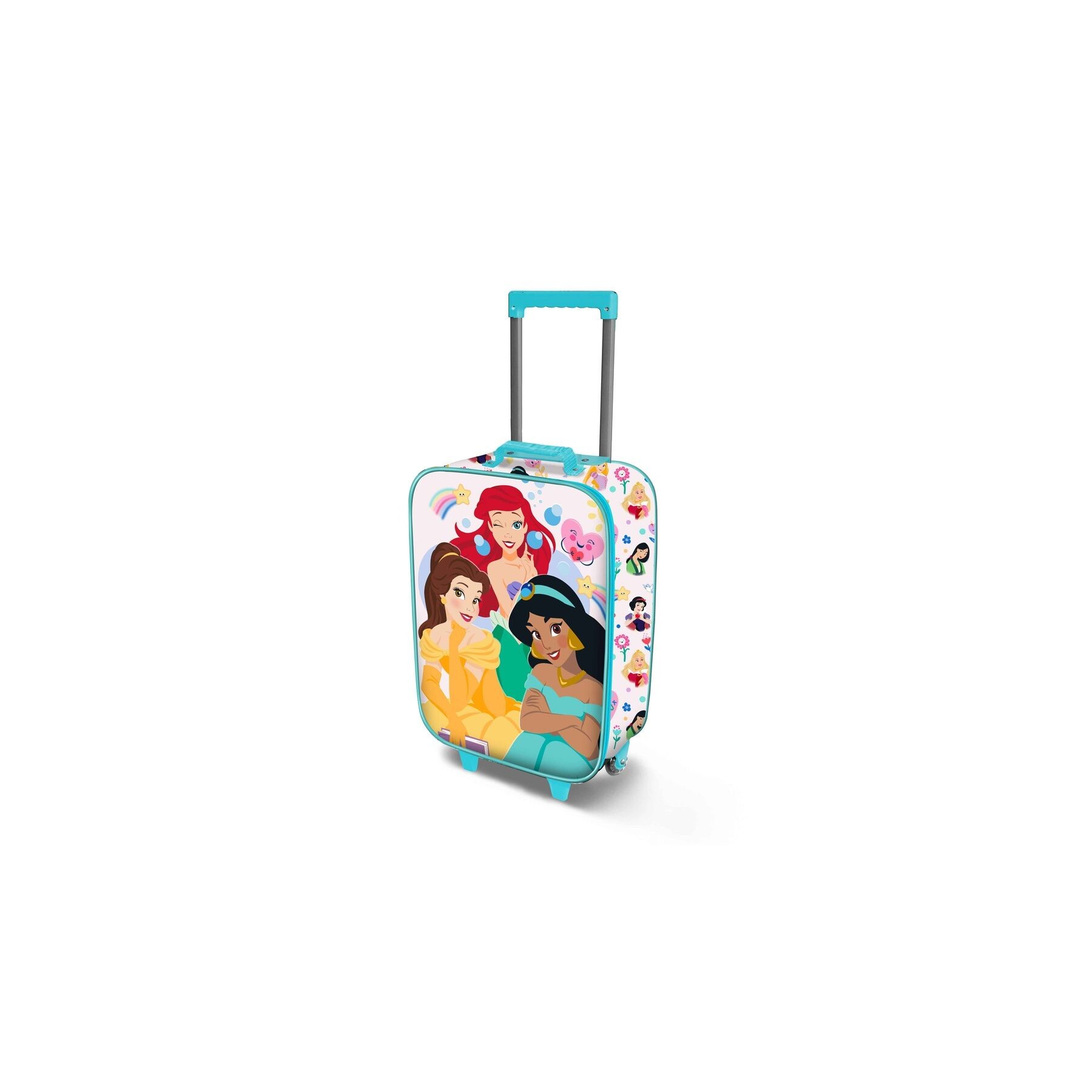 Maleta trolley 3D Flowers Princesas Disney 52cm
