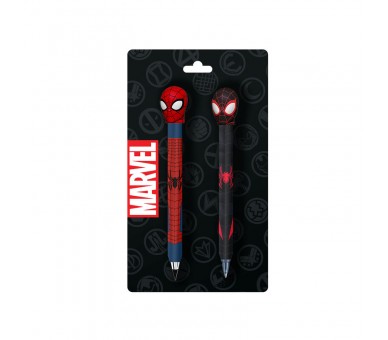 Blister boligrafo + lapiz Spiderman Marvel