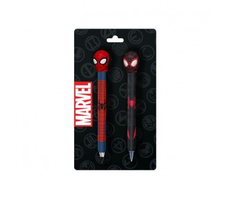 Blister boligrafo + lapiz Spiderman Marvel