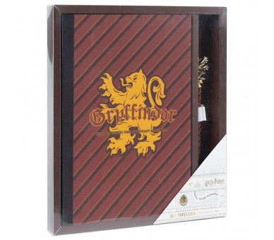 Set cuaderno + boligrafo Gyffindor Harry Potter