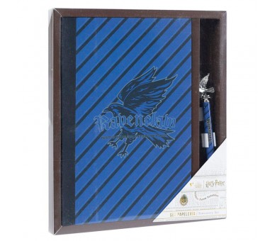 Set cuaderno + boligrafo Ravenclaw Harry Potter