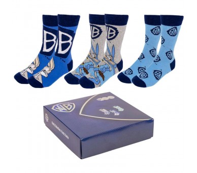 Set 3 calcetines 100th Anniversary Warner adulto