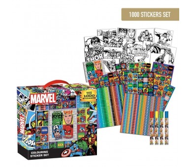 Set pegatinas Marvel 1000pzs