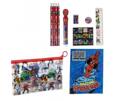 Set papeleria Vengadores Avengers Marvel