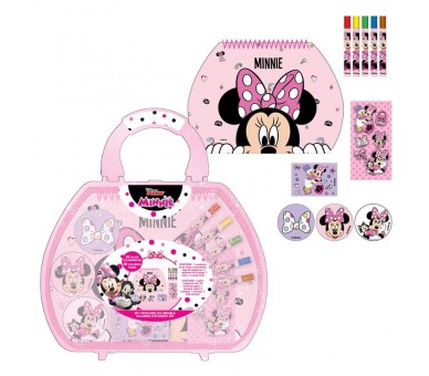 Maletin papeleria coloreable Minnie Disney