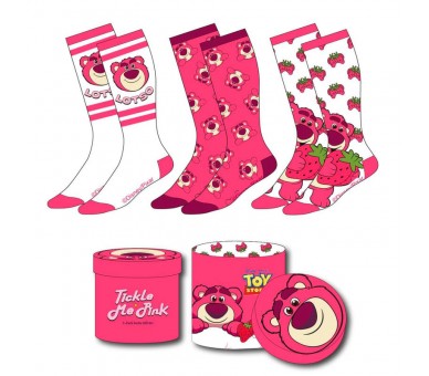 Set 3 calcetines Lotso Toy Story Disney adulto
