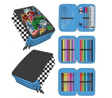 Plumier Los Vengadores Avengers Marvel triple