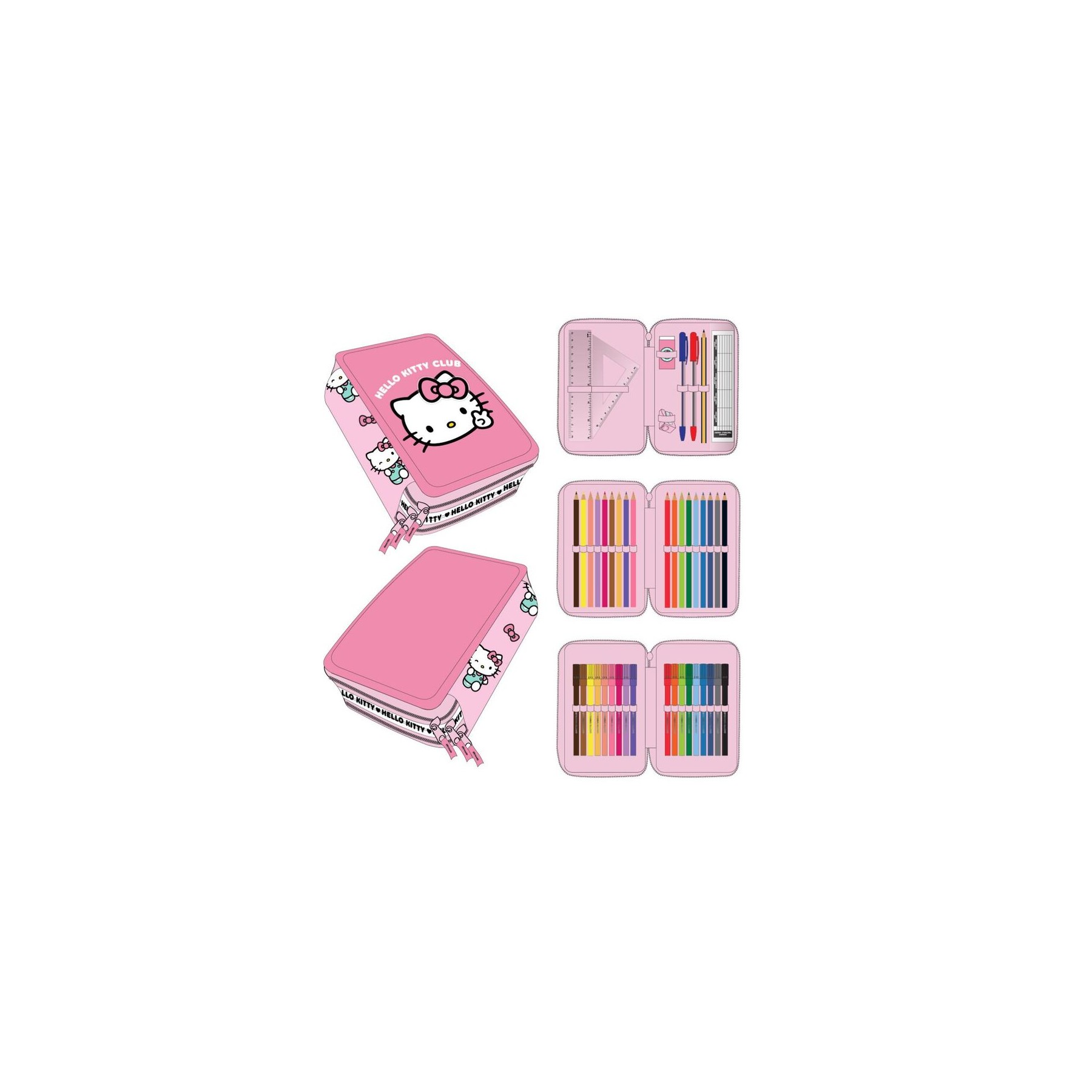 Plumier Hello Kitty triple