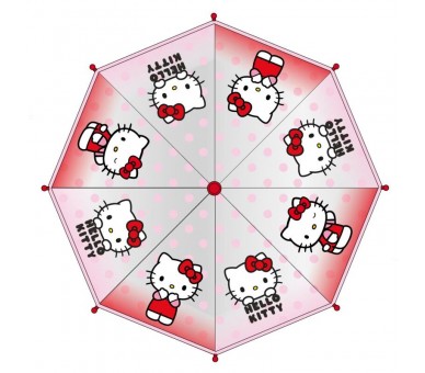 Paraguas manual burbuja Hello Kitty