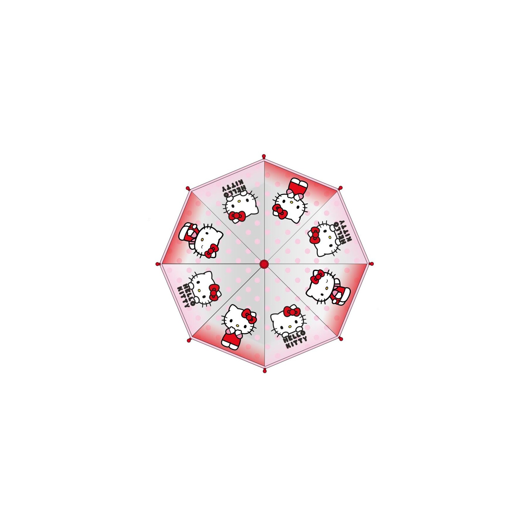 Paraguas manual burbuja Hello Kitty