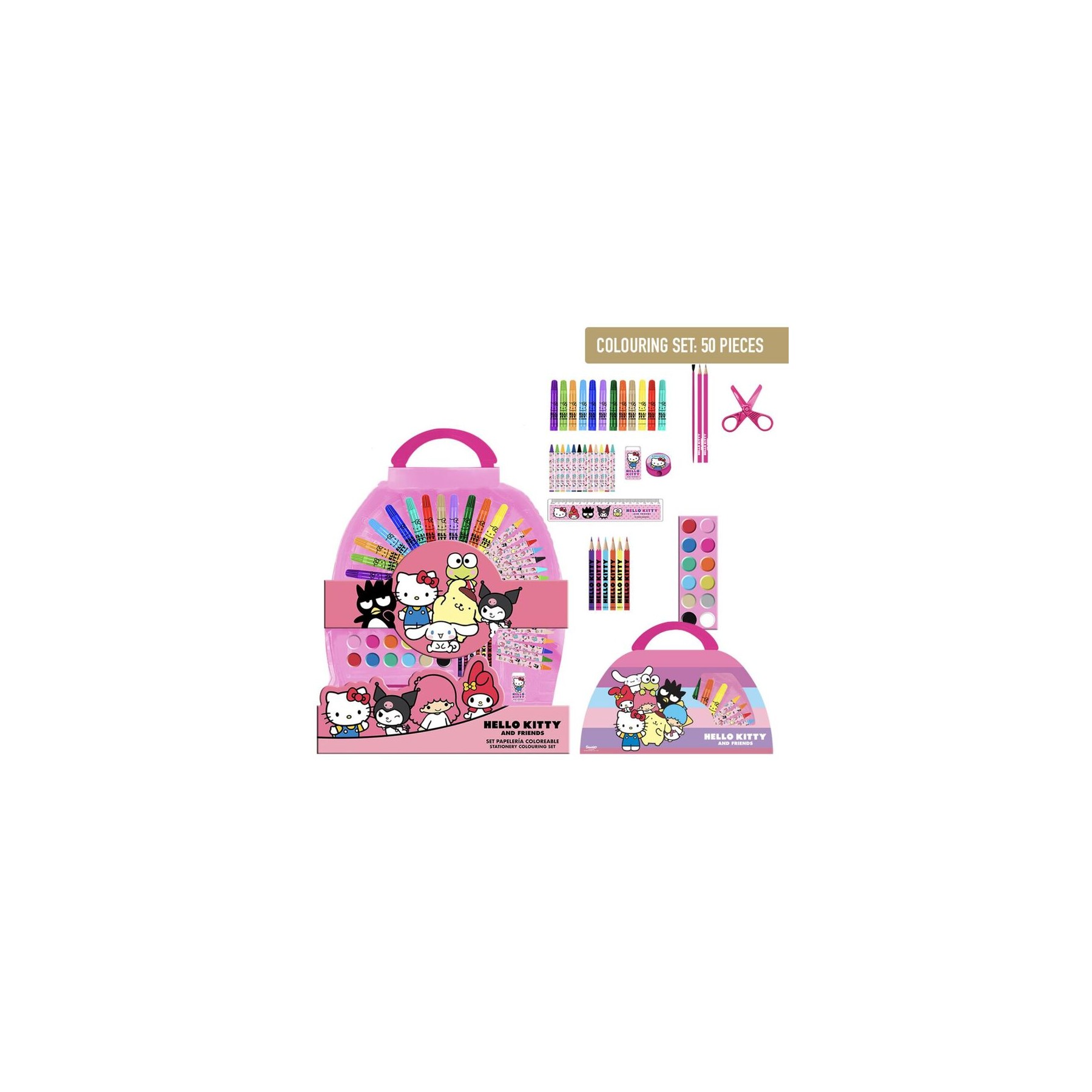 Set papeleria Hello Kitty 50pzs