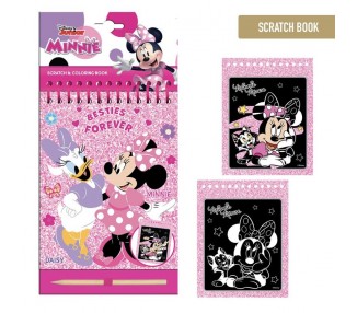 Set papeleria scratch Minnie Disney