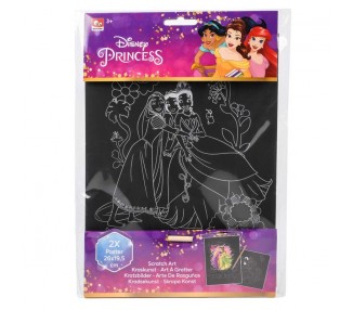 Set papeleria Scratch Art Princesas Disney