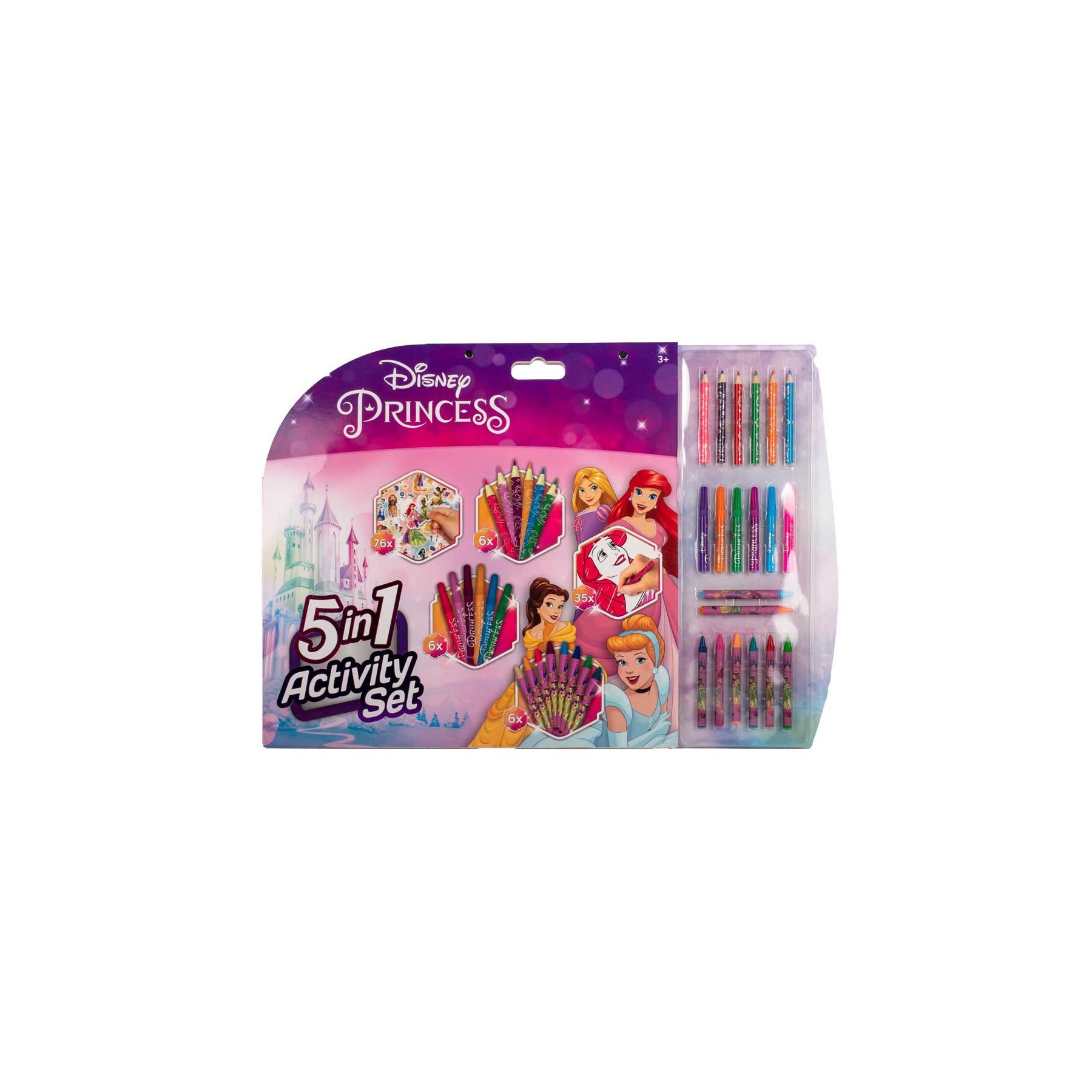 Set actividades 5 en 1 Princesas Disney