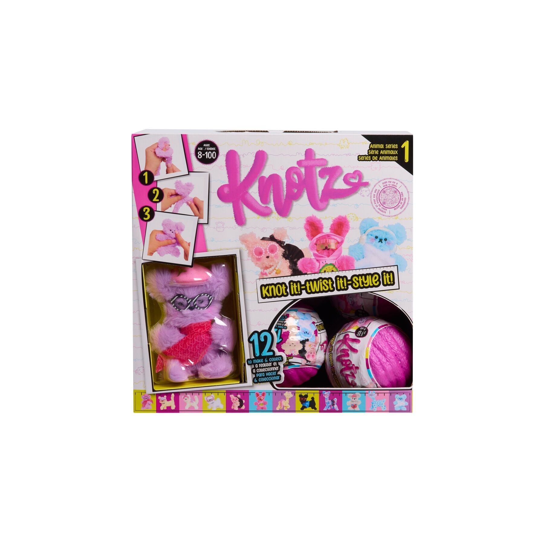Capsula sorpresa peluche Knots surtido