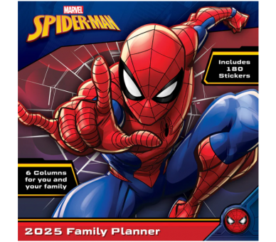 Calendario planificador familiar Spiderman Marvel