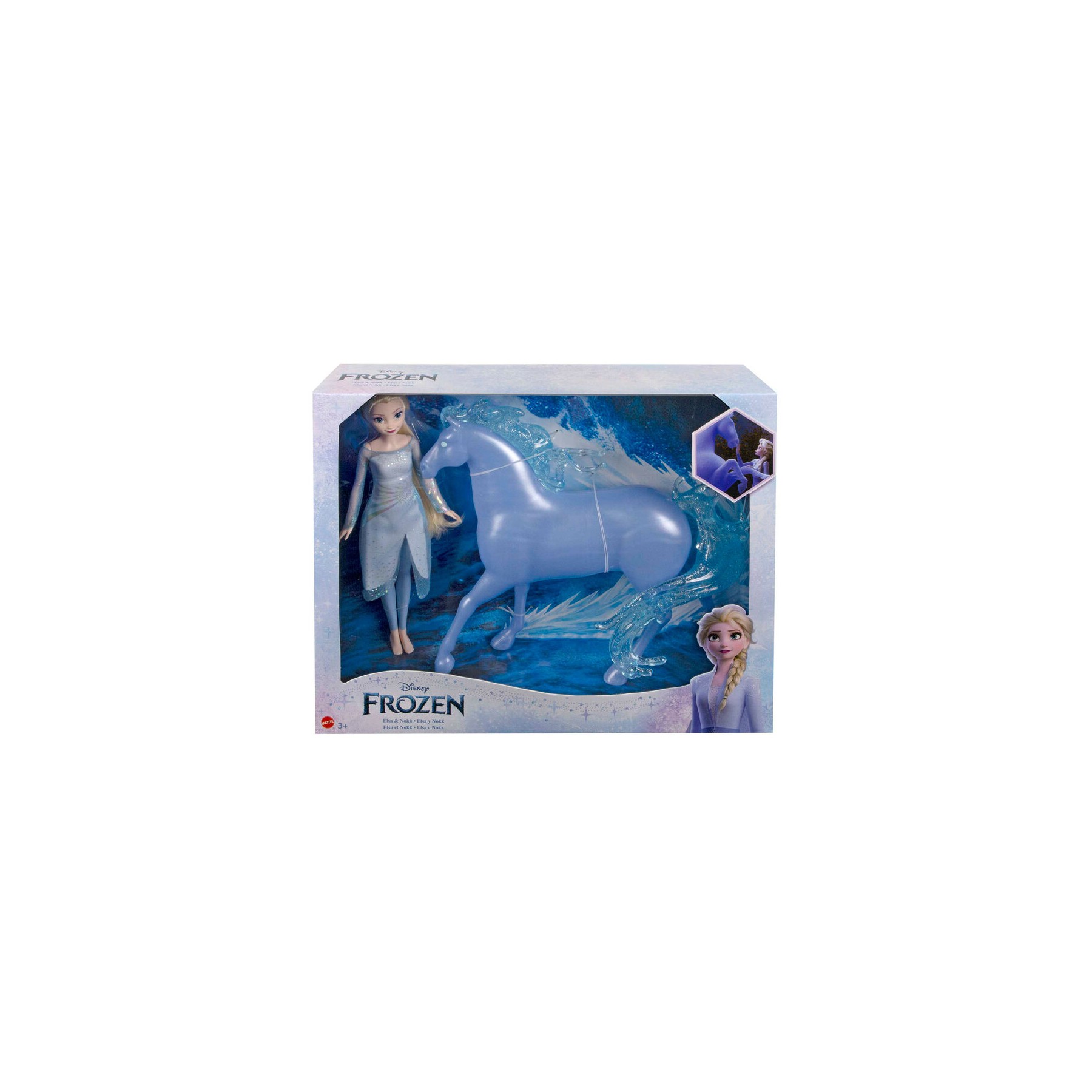 Set muñeca Elsa + Nokk Frozen Disney
