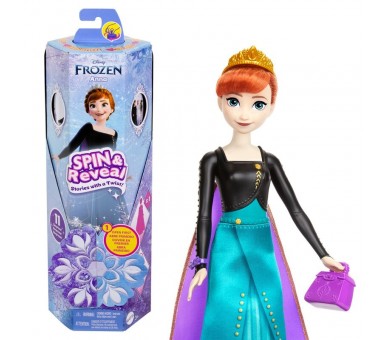 Muñeca Anna Spin Reveal Frozen Disney