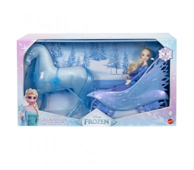 Set Muñeca Elsa + Conjunto Carruaje Nokk Frozen Disney