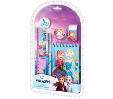 Set papeleria Frozen Disney 5pzs