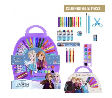 Set papeleria Frozen Disney 50pzs