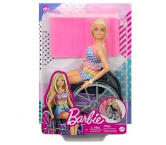 Muñeca Fashionista con Silla de Ruedas Barbie