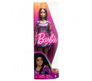 Muñeca Fashionista Vestido Estampado Marmol surtido