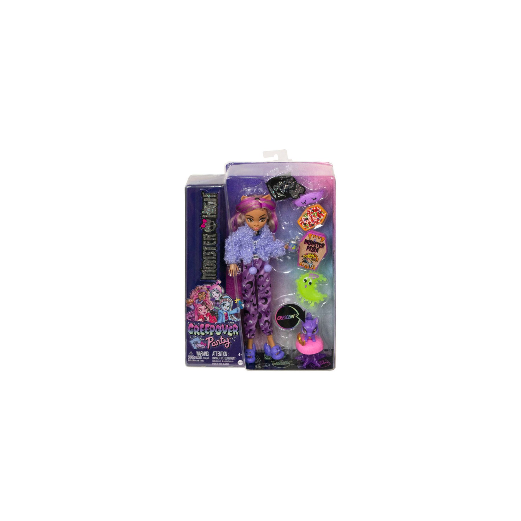 Muñeca Clawdeen Wolf Fiesta Pijama Monster High 25cm