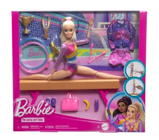 Muñeca Gimnasta + set juego Barbie