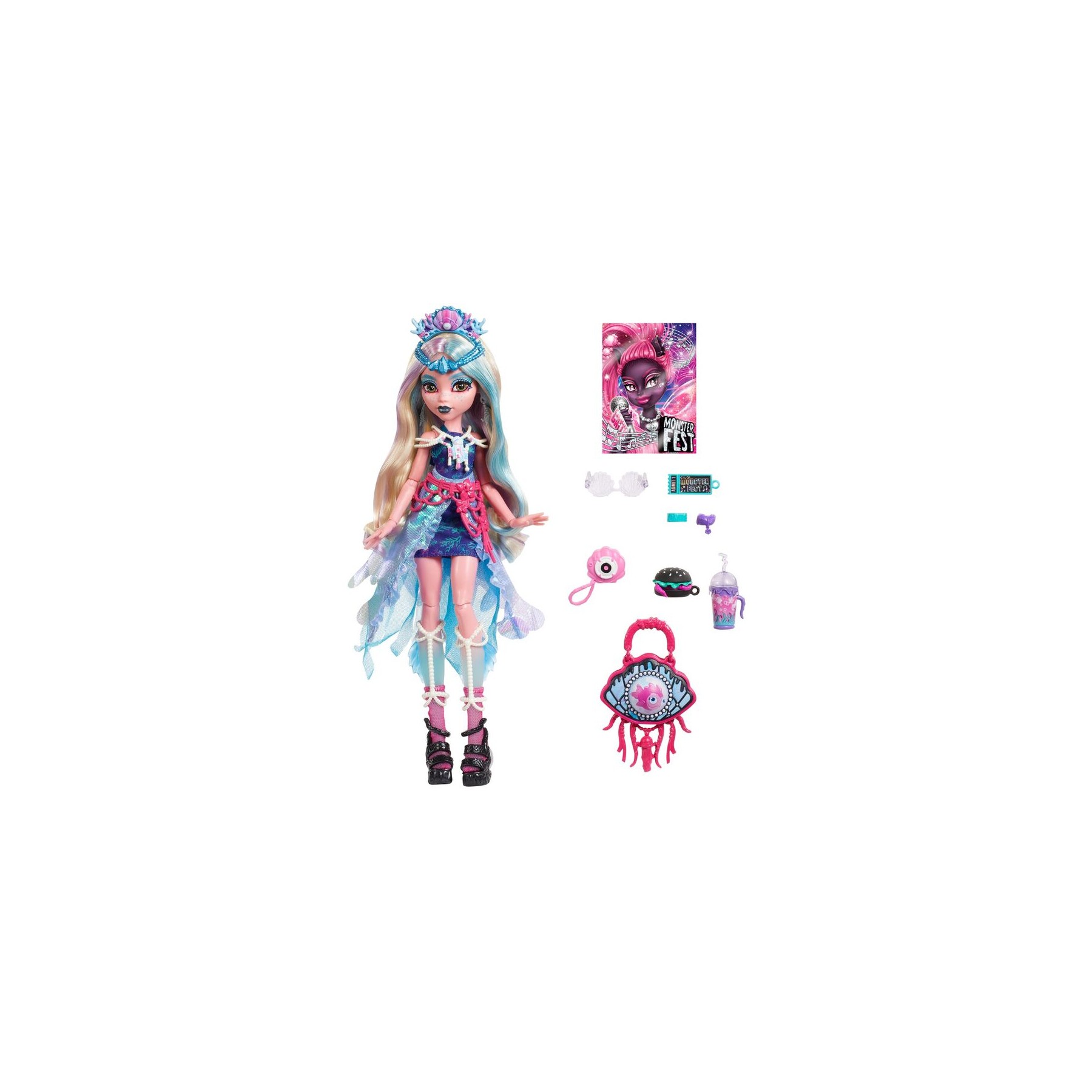 Muñeca Lagoona Blue Fiesta Monstruosa Monster High