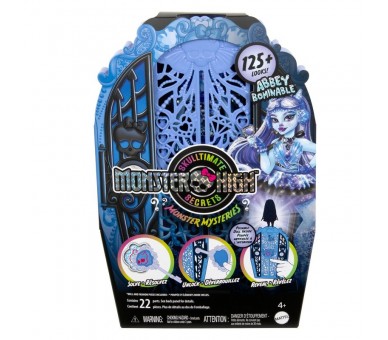 Muñeca Abbey Bominable + armario Monster High Skulltime Secrets
