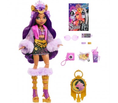 Muñeca Clawdeen Wolf Fiesta Monstruosa Monster High