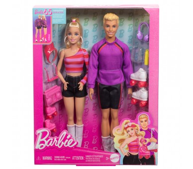 Blister 2 muñecos Barbie y Ken Patinadores Barbie