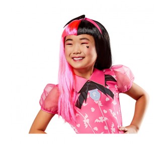 Peluca Draculaura Monster High infantil