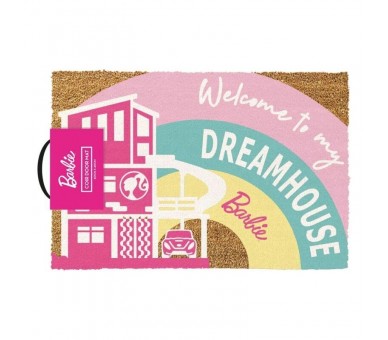 Felpudo Welcome to My Dreamhouse Barbie