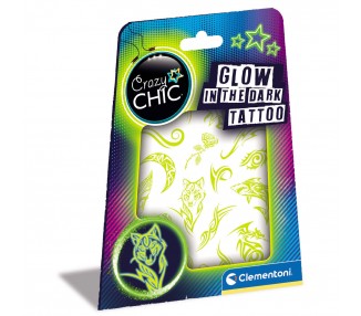 Tatuajes Brillantes en la oscuridad Crazy Chic