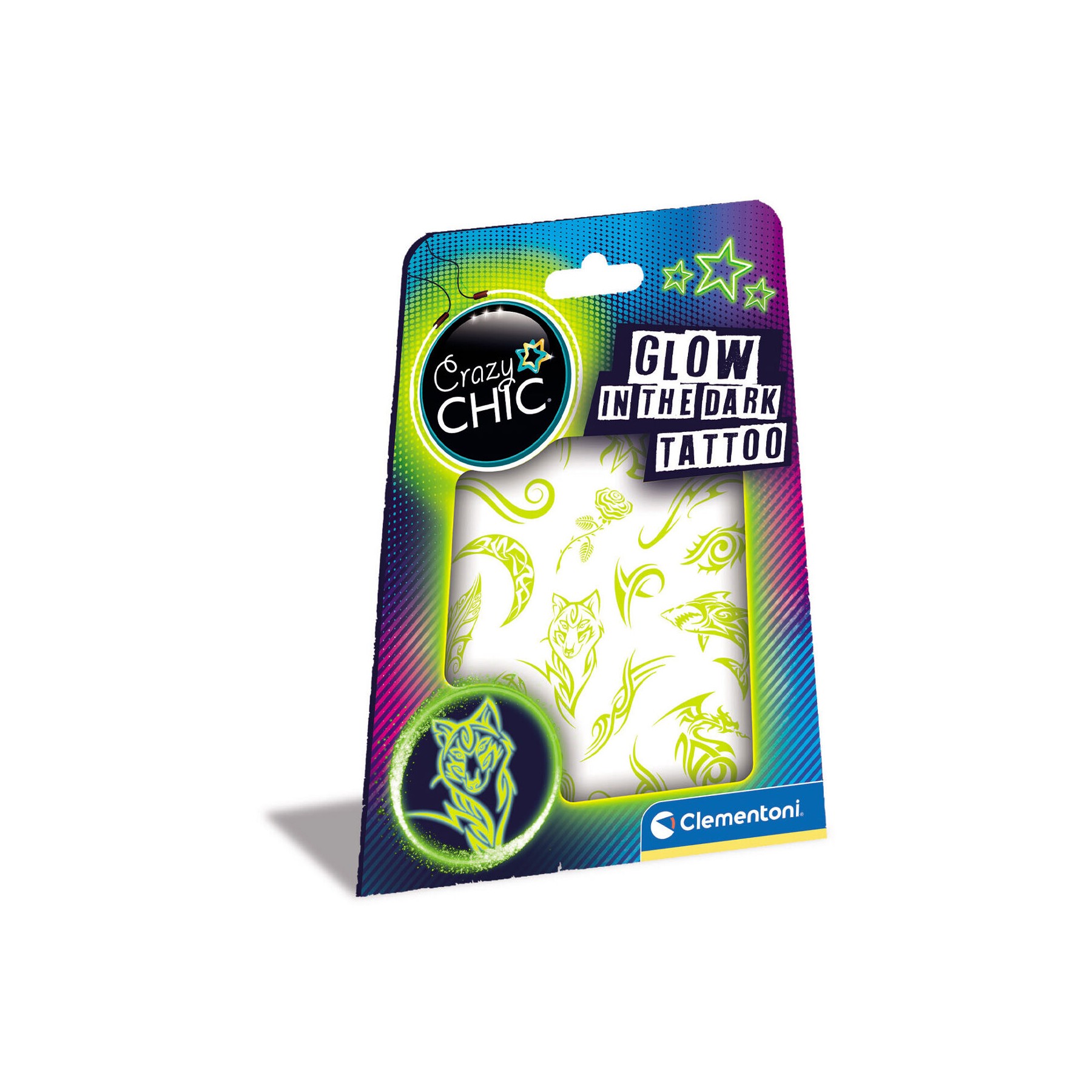 Tatuajes Brillantes en la oscuridad Crazy Chic