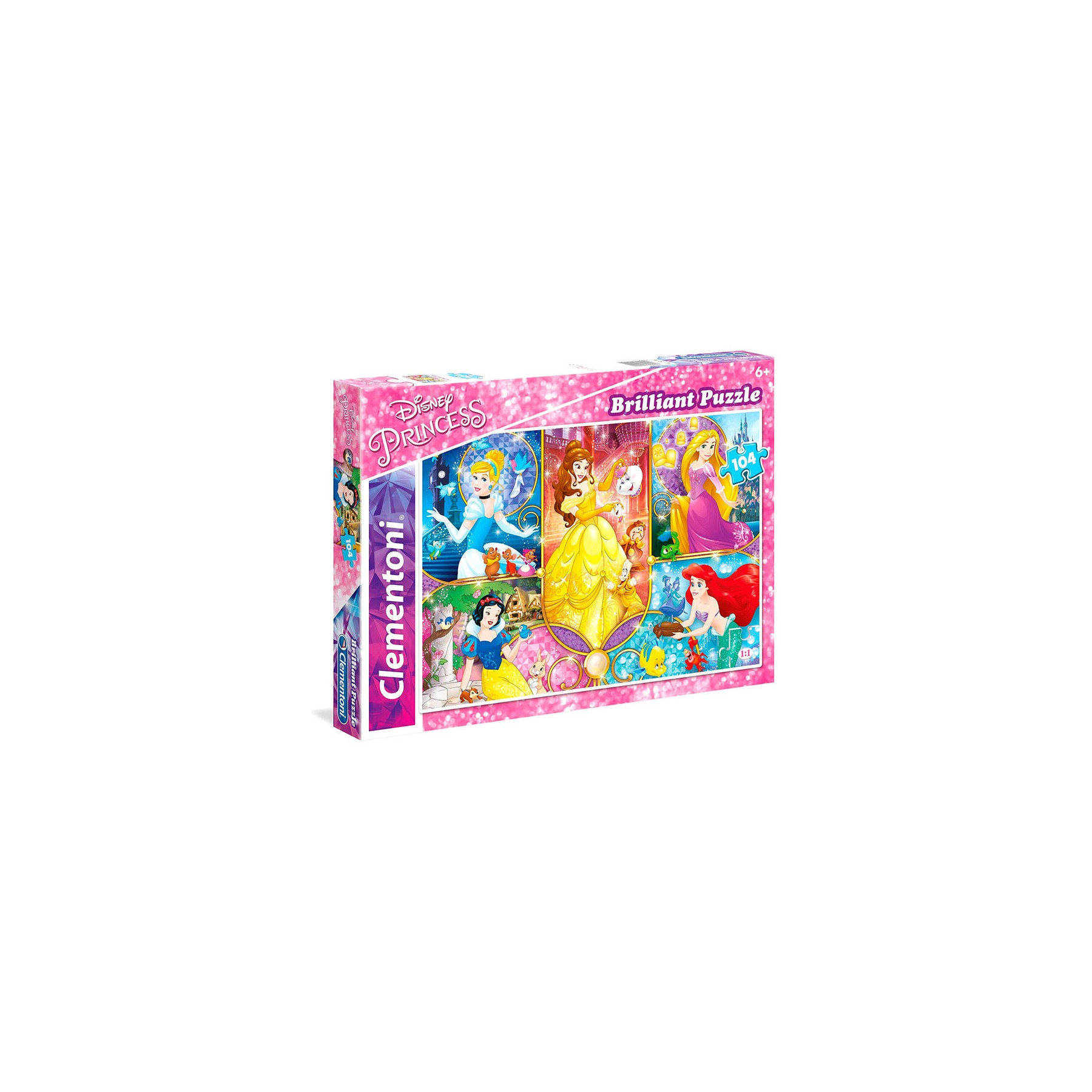 Puzzle Brilliant Princesas Disney 104pzs