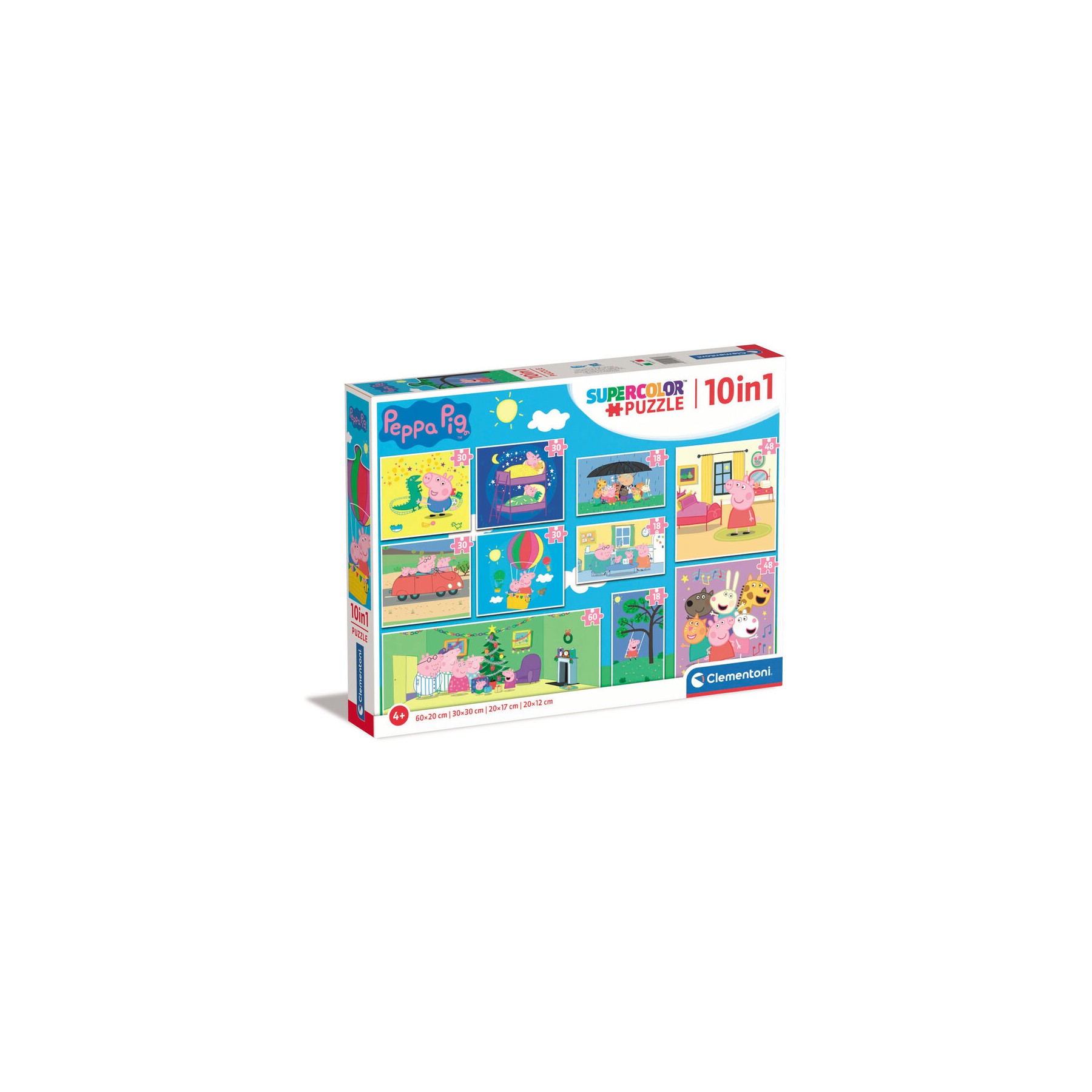 Puzzle Peppa Pig 18+30+48+60pzs