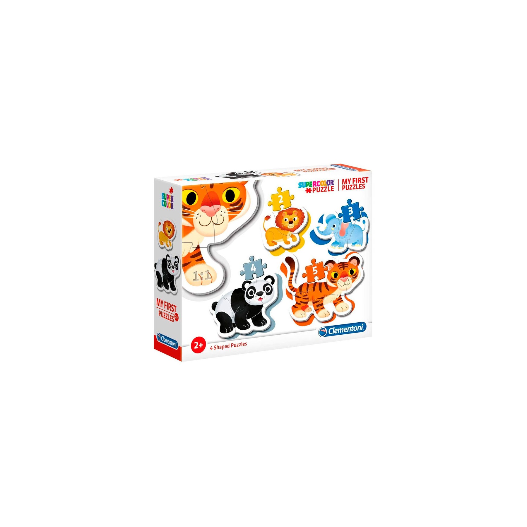 Puzzle My First Puzzle Wild Animals 3-6-9-12pzs